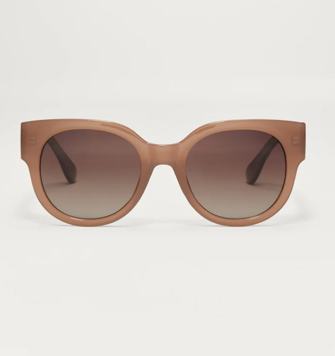 Z Supply Lunch Date Polarized Sunglasses, Taupe Gradient