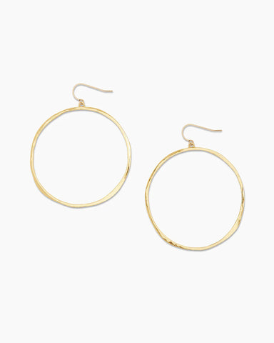 Gorjana G Ring Earrings Gold