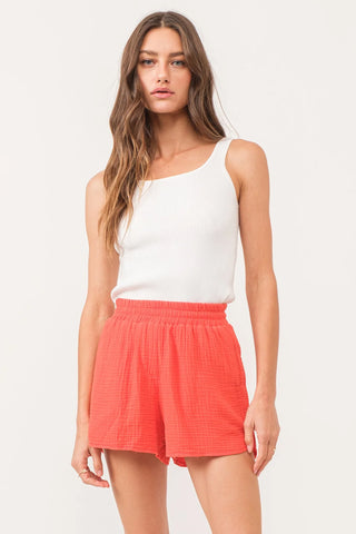 Another Love Sawyer Sleeveless Rib Tank White