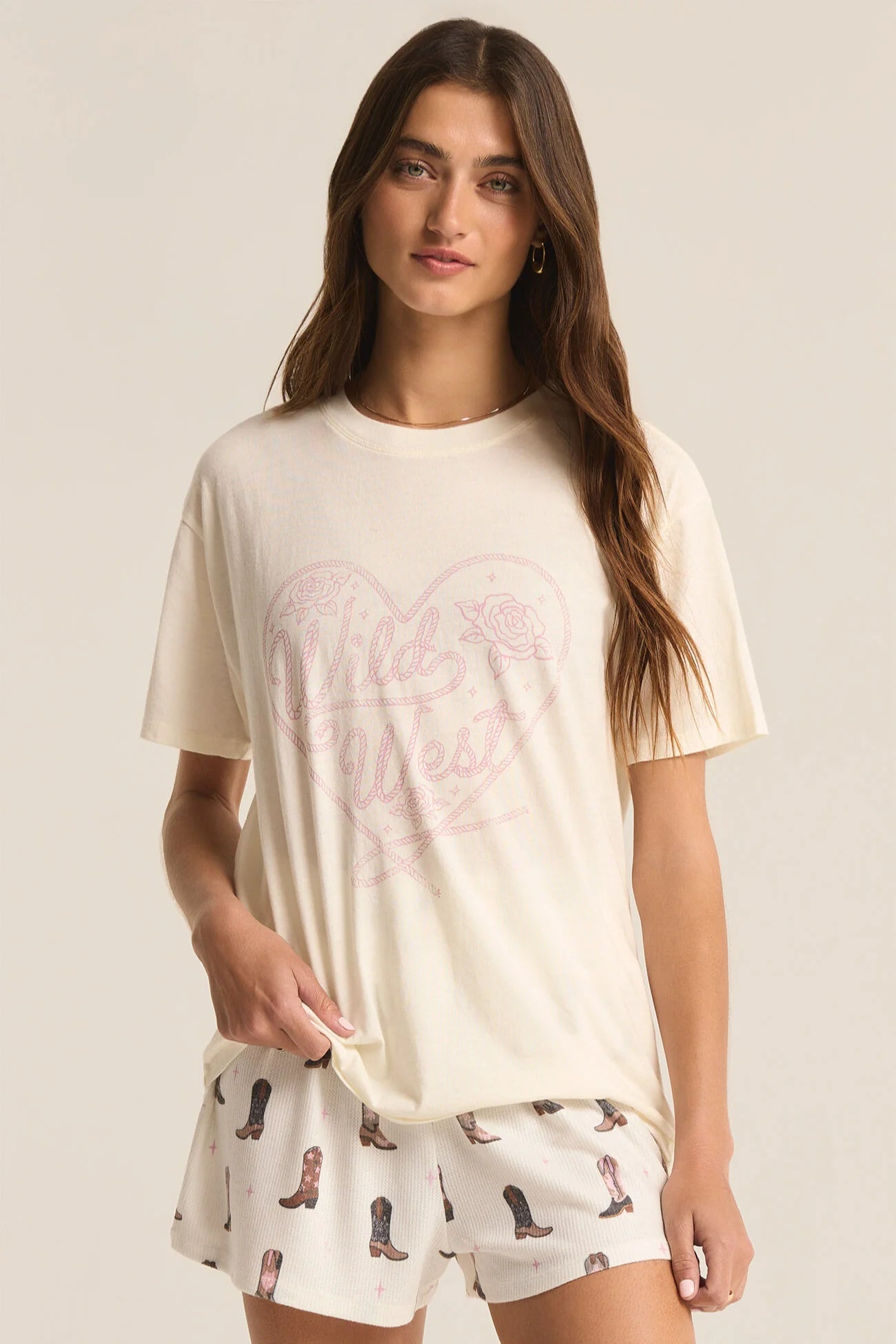 Z Supply Wild West Tee Bone