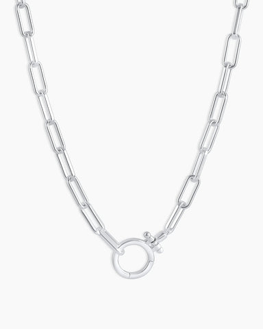 Gorjana Parker Necklace, Silver