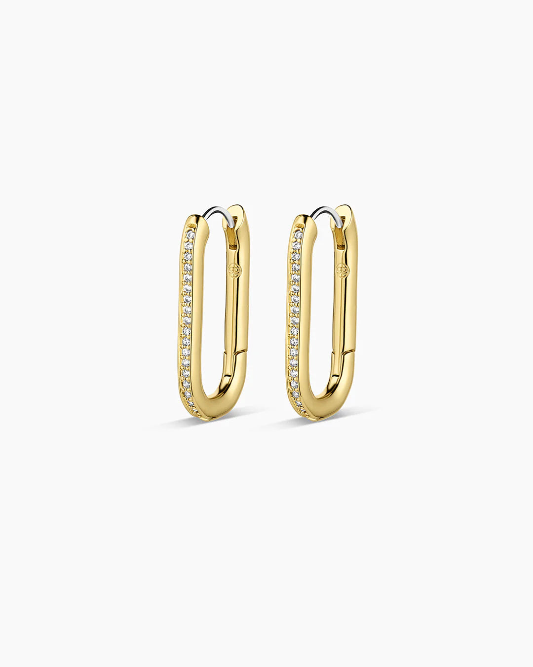 Gorjana Zoey Shimmer Hoops Gold