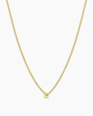 Gorjana Wilder Mini Alphabet Necklace R