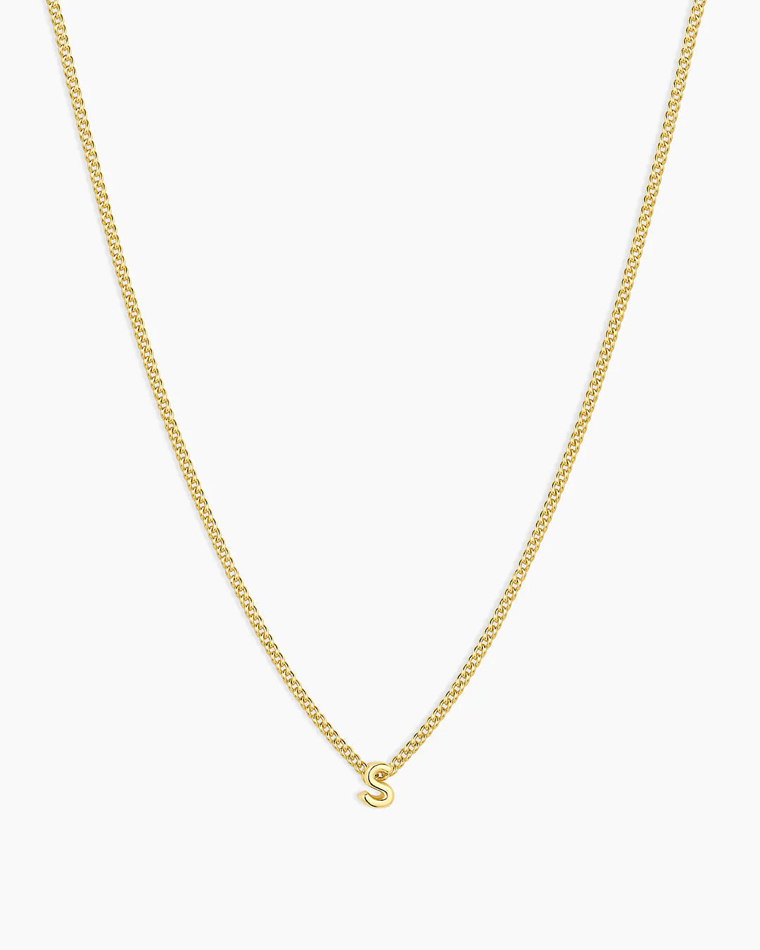 Gorjana Wilder Mini Alphabet Necklace S