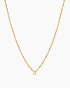 Gorjana Wilder Mini Alphabet Necklace S