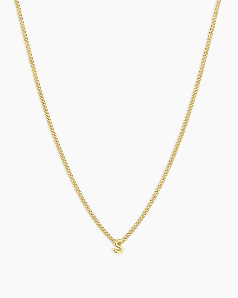 Gorjana Wilder Mini Alphabet Necklace S