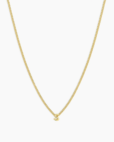 Gorjana Wilder Mini Alphabet Necklace S