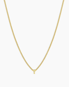 Gorjana Wilder Mini Alphabet Necklace T