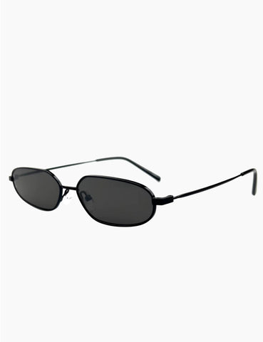 Otra Drew Sunglasses, Black/Smoke
