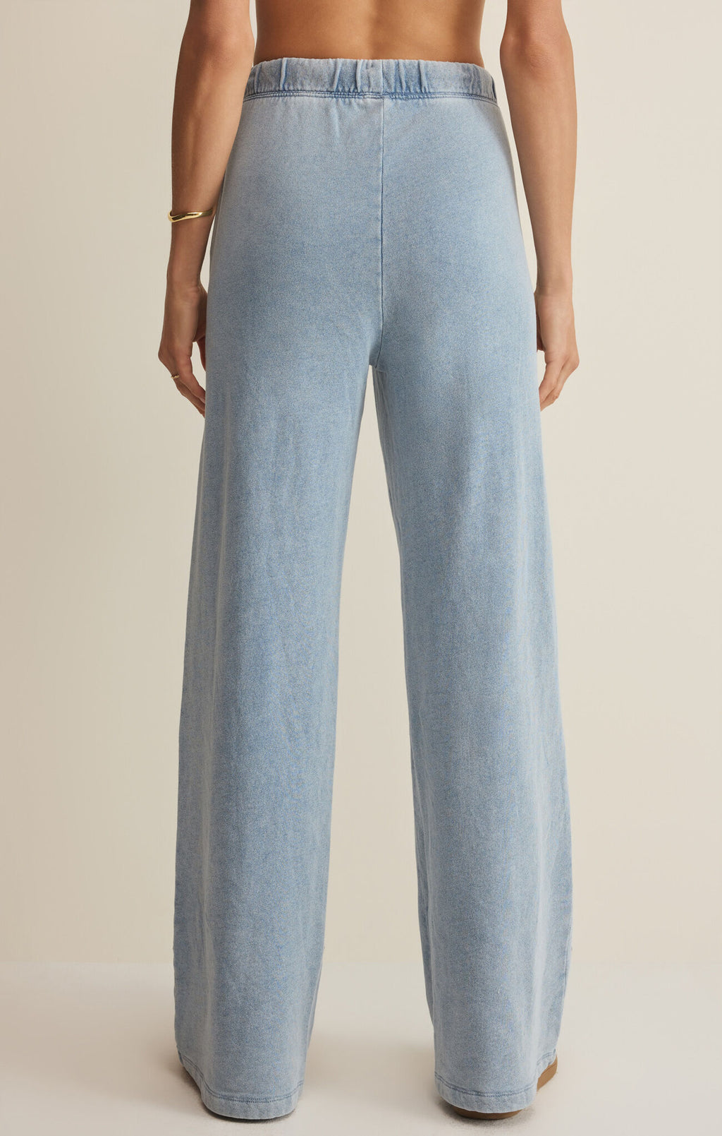 Z Supply Hunter Knit Denim Pant, Ocean Air Indigo