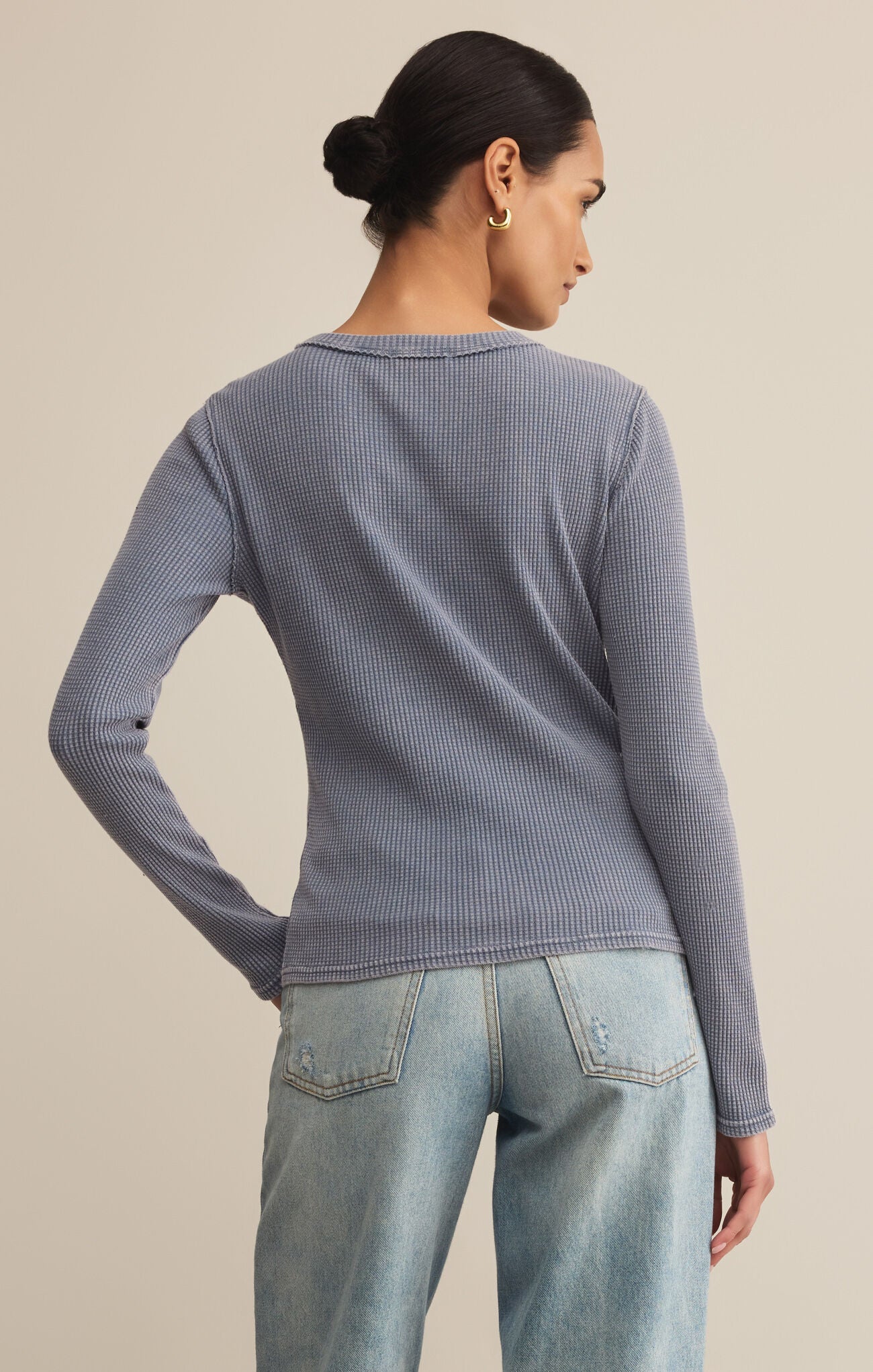 Z Supply Arlet Mini Thermal Top, Storm Cloud