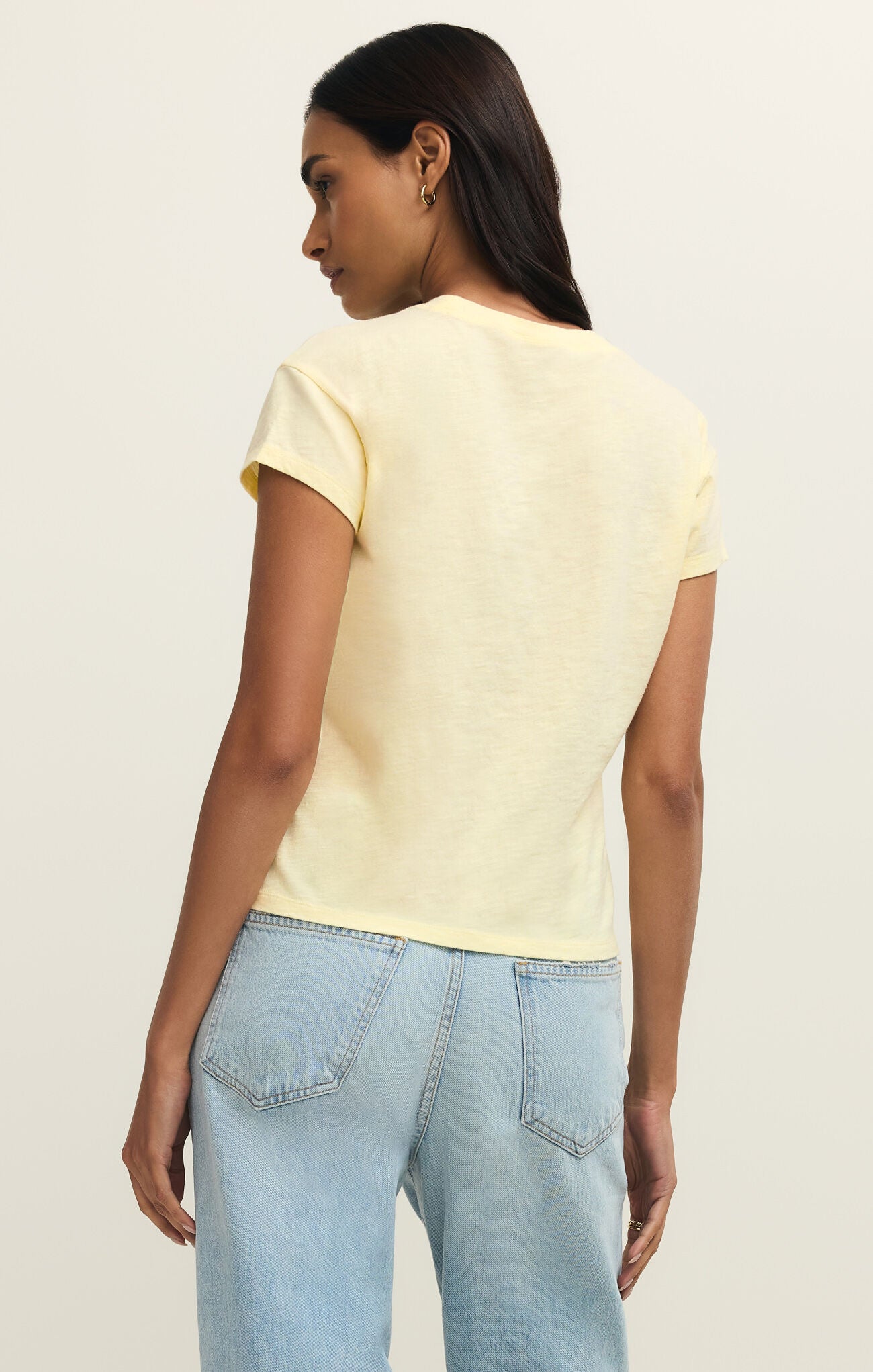 Z Supply Modern Slub Tee, Pinapple