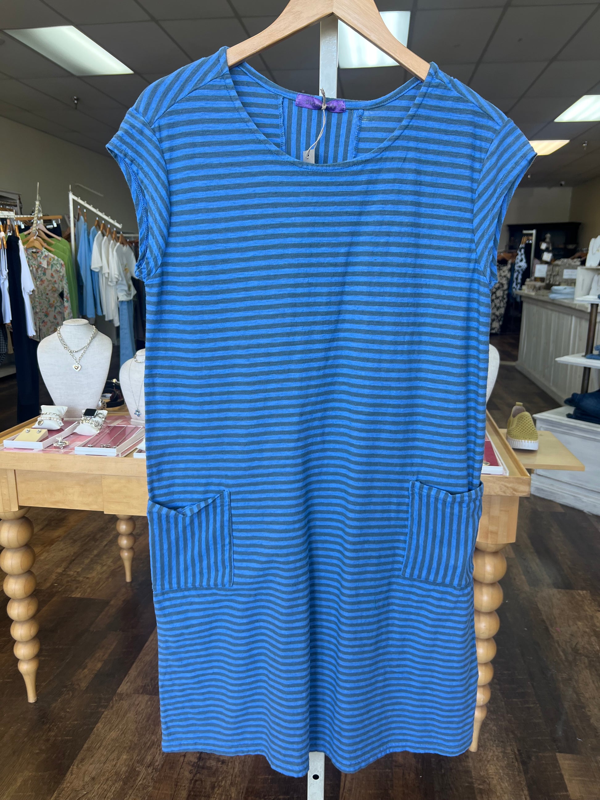 Cut Loose T Shirt Dress, Forget Me Not