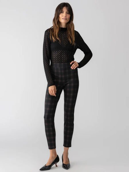 Sanctuary Runway Legging Garnet Plaid