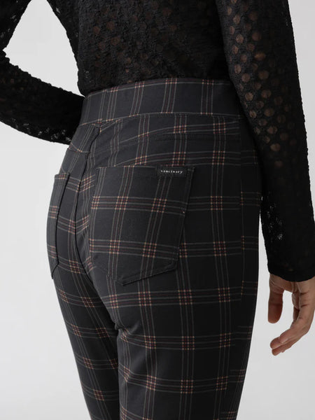 Sanctuary Runway Legging Garnet Plaid