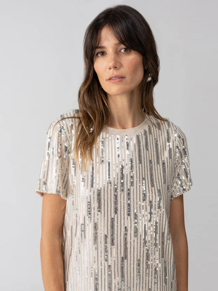 Sanctuary Sequin Perfect Tee Let's Celebrate