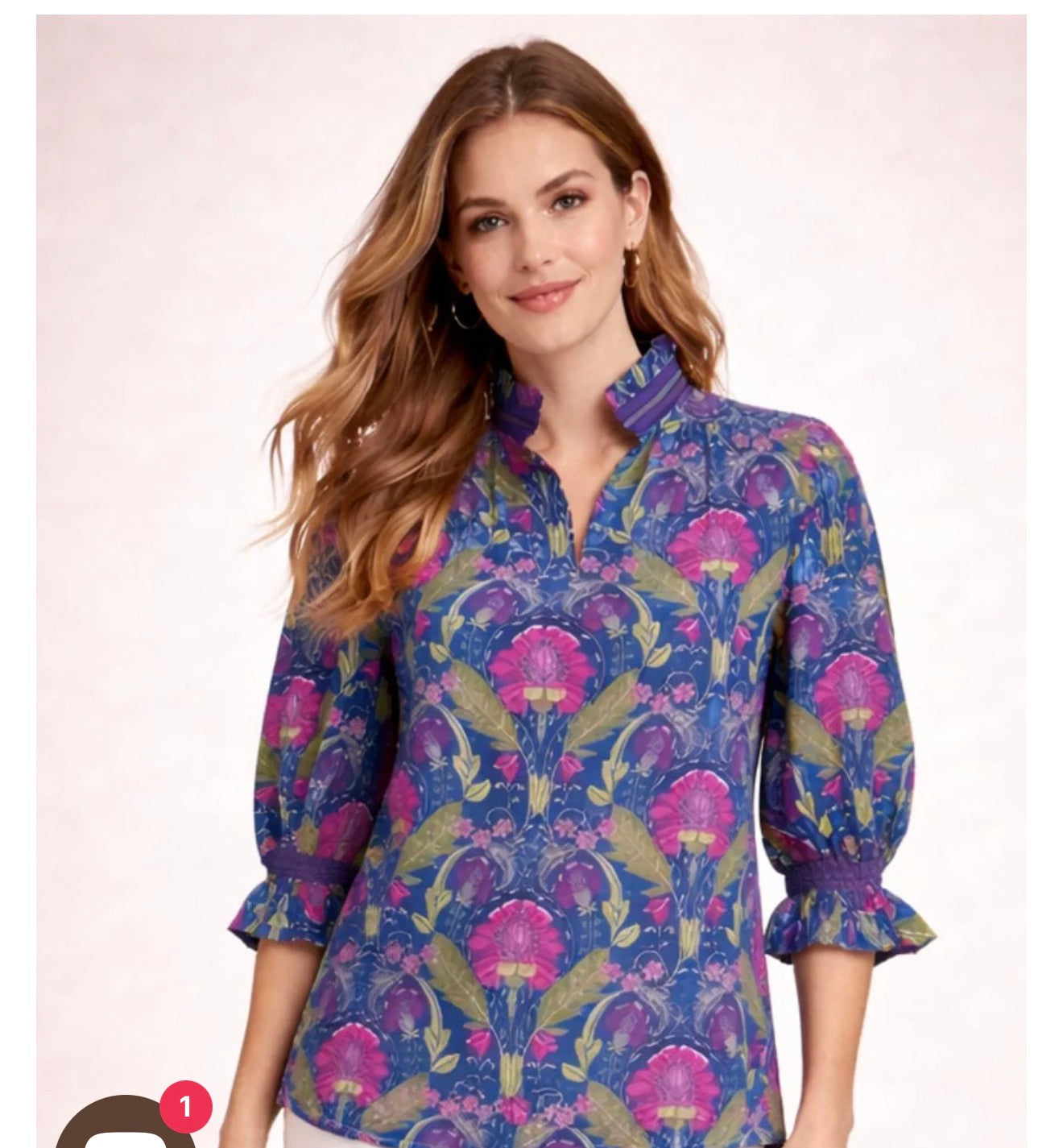 Avani morisano navy top