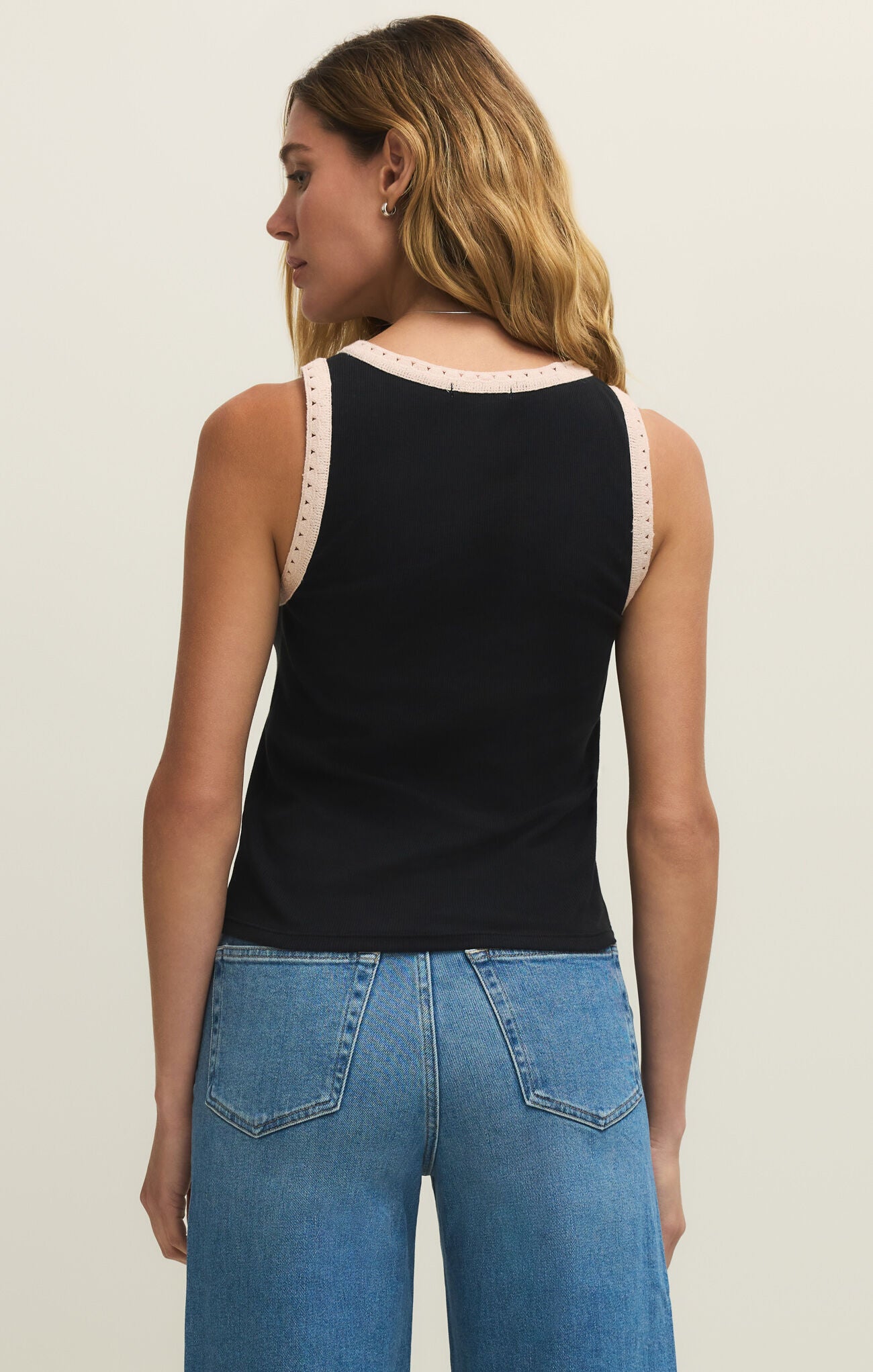 Z Supply Clarke Rib Tank, Black