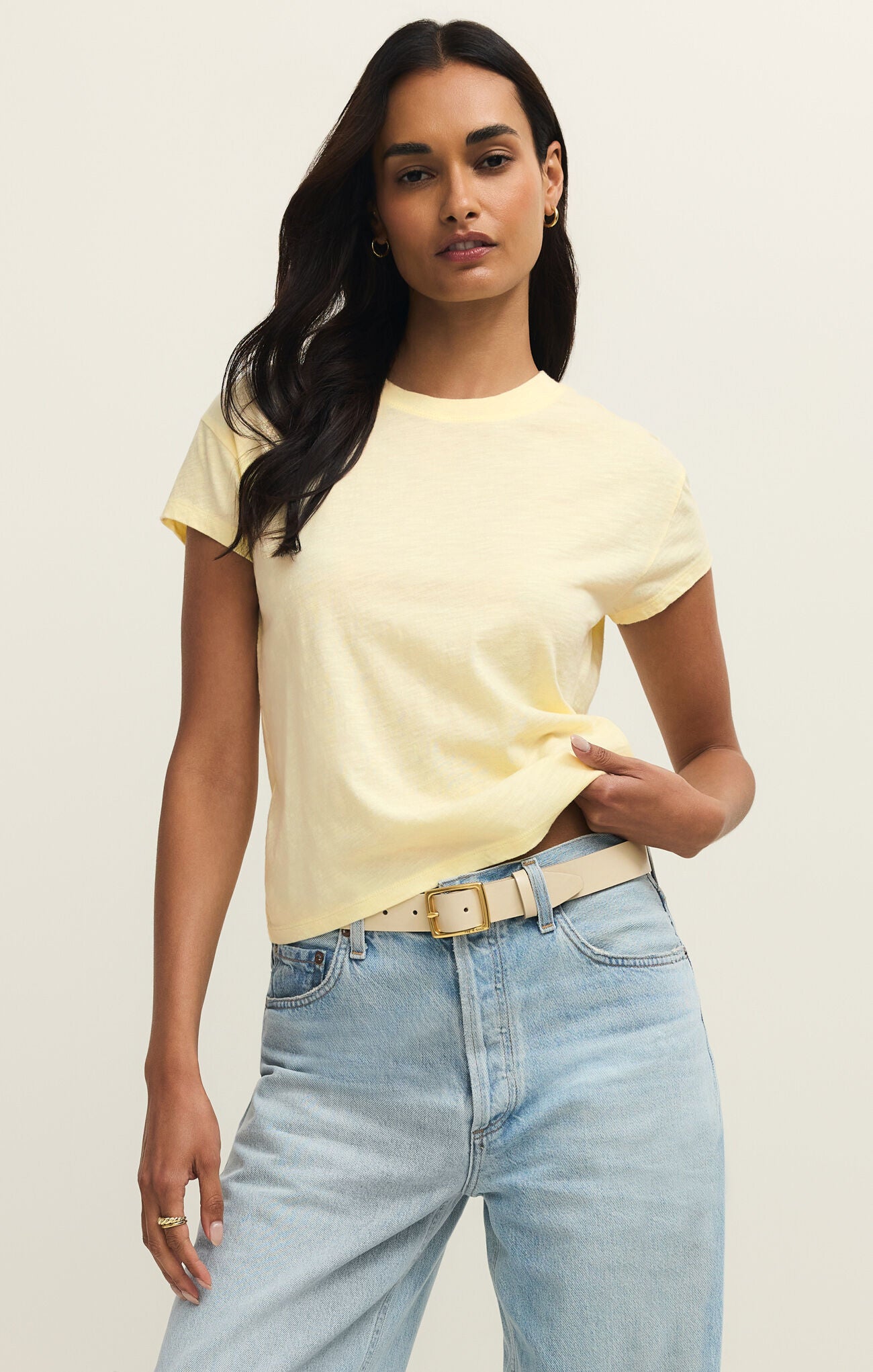 Z Supply Modern Slub Tee, Pinapple