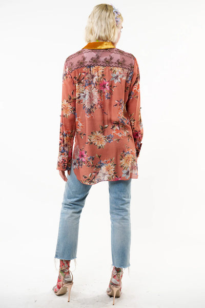 Aratta Gardenia Embroidered Shirt