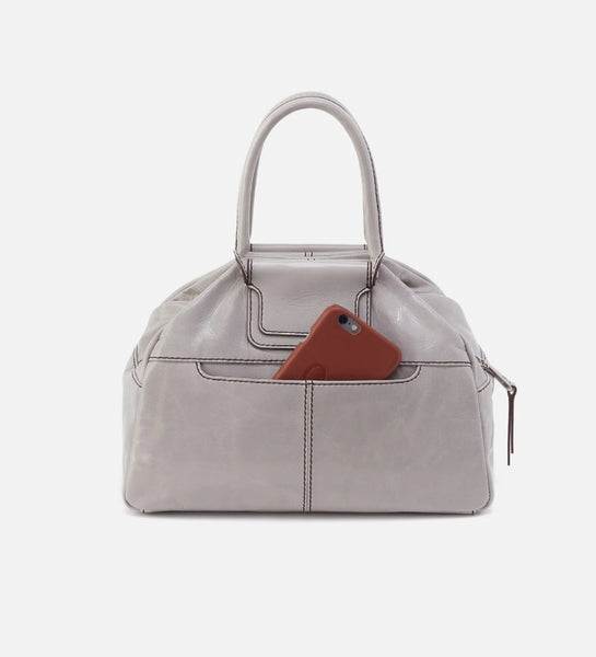 Hobo Sheila Drop Handle Satchel, Light Grey