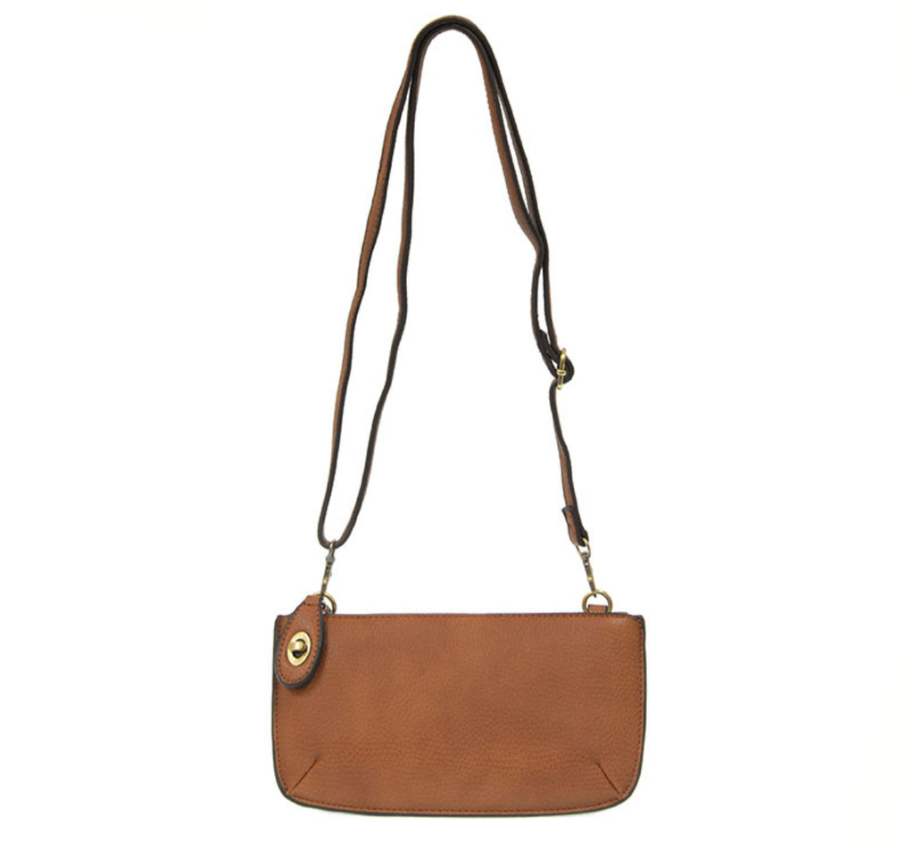 Joy Susan Mini Crossbody Wristlet Clutch, Cedar Brown