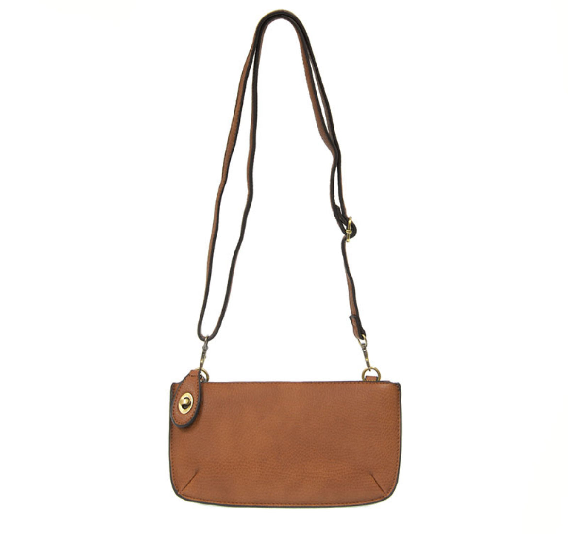 Joy Susan Mini Crossbody Wristlet Clutch, Cedar Brown