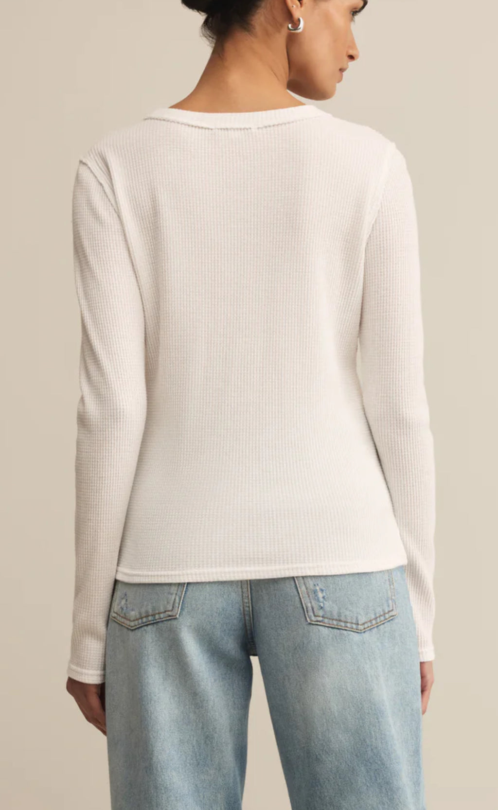 Z Supply Arlet Mini Thermal Top, White