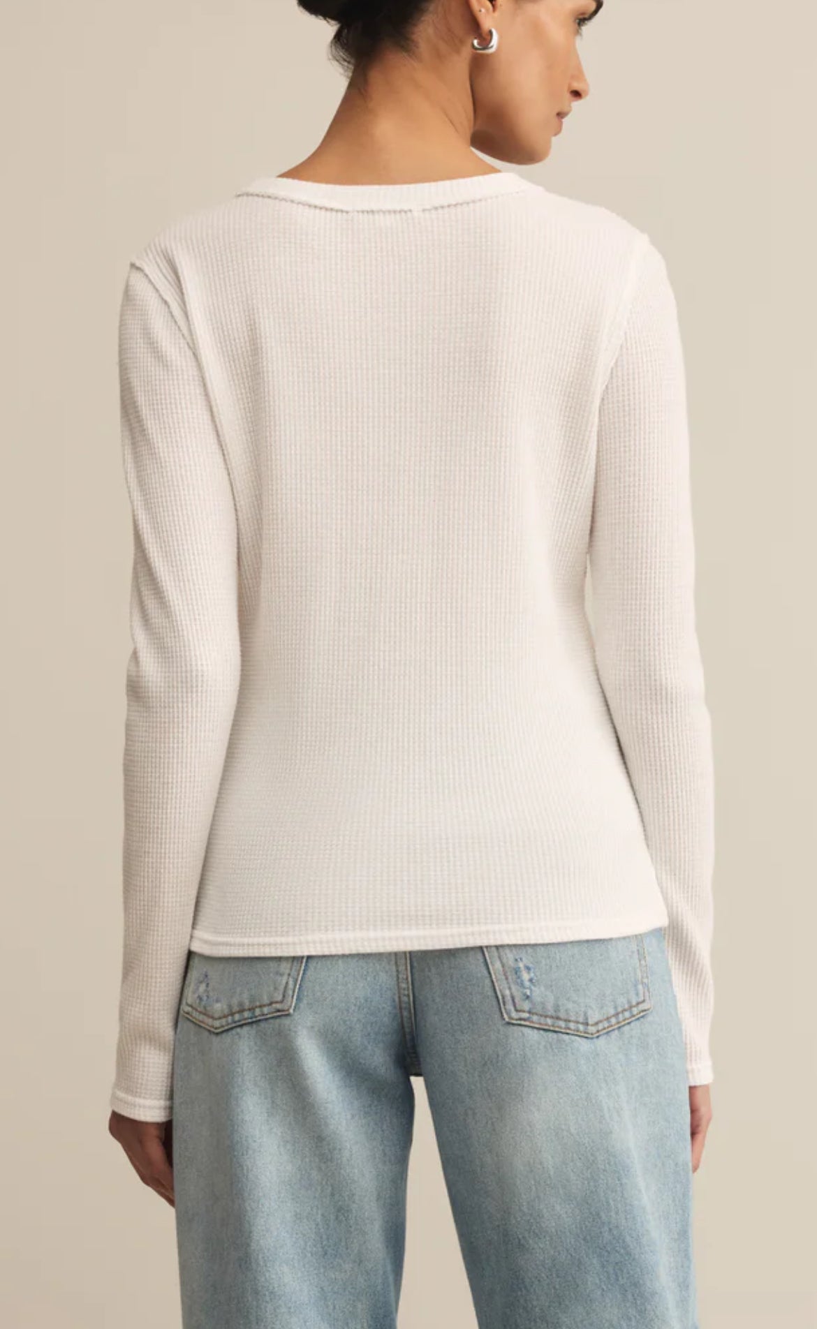 Z Supply Arlet Mini Thermal Top, White