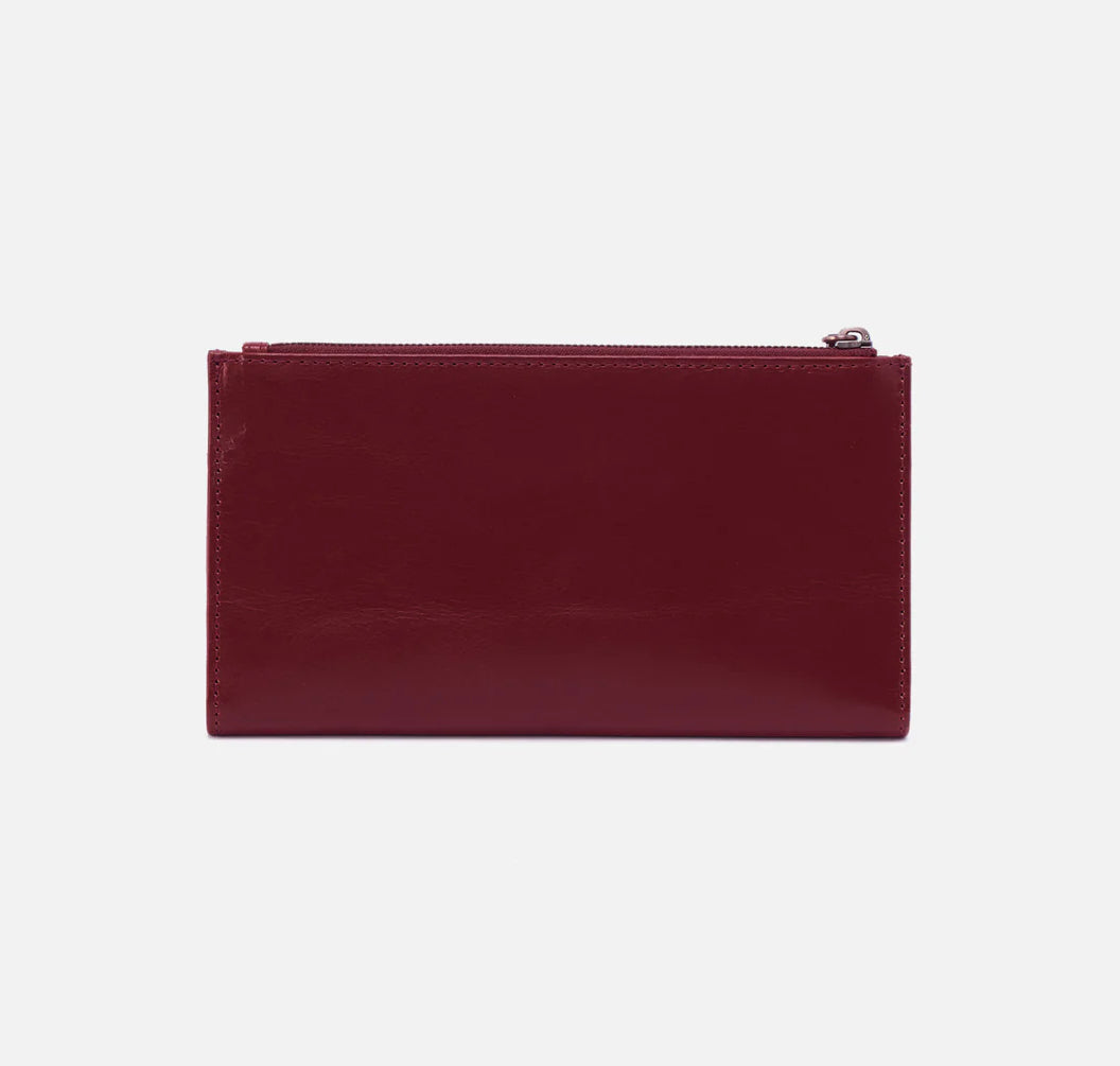 Hobo Jill Large Bifold Wallet, Saddleberry