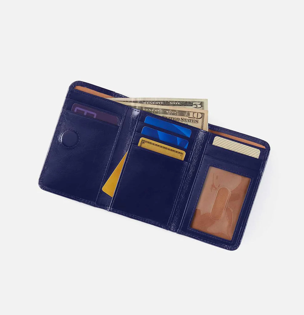 Hobo Jill Trifold Wallet, Winter Viole