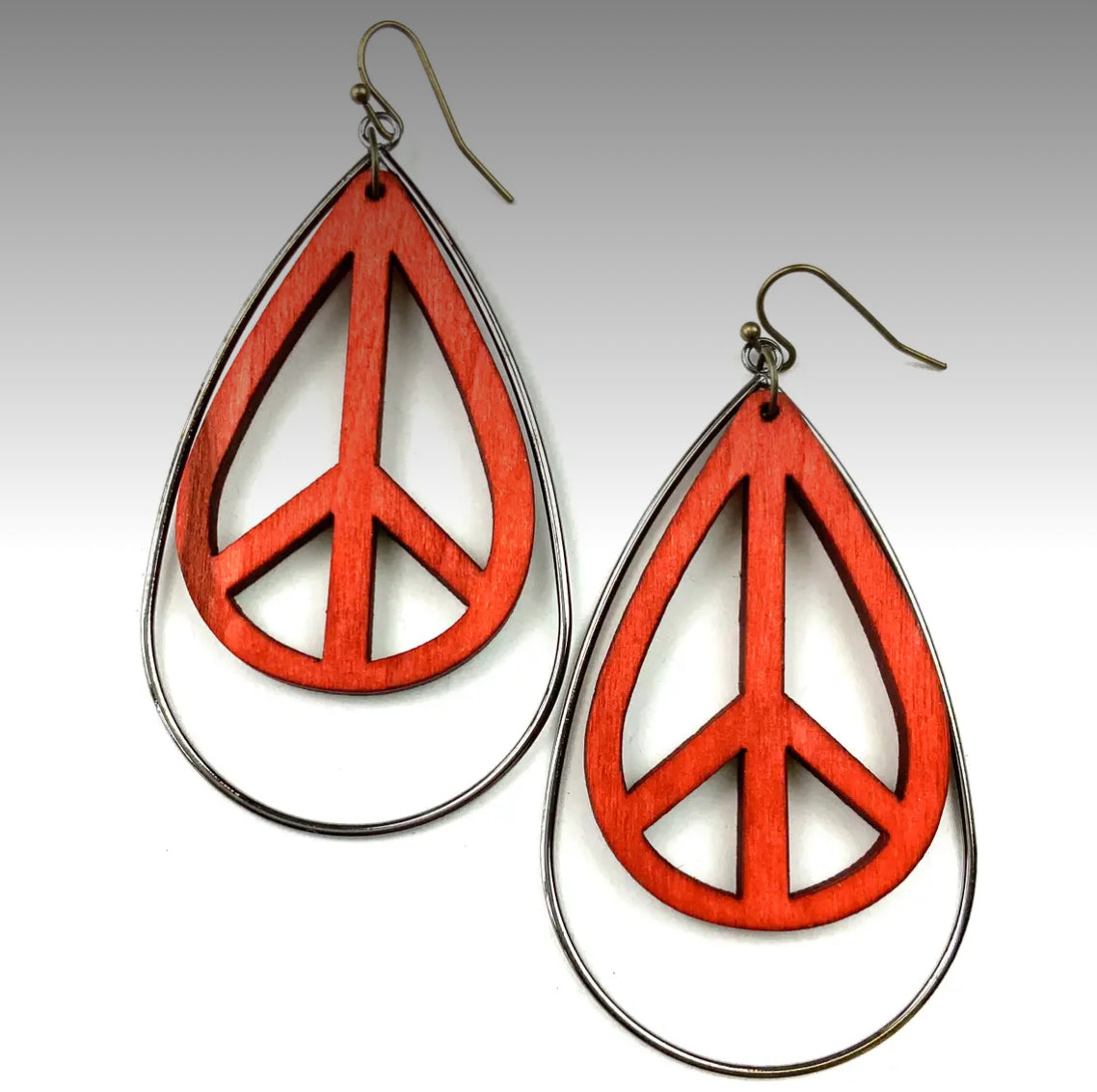 Lost & Found Peace Sign Orange