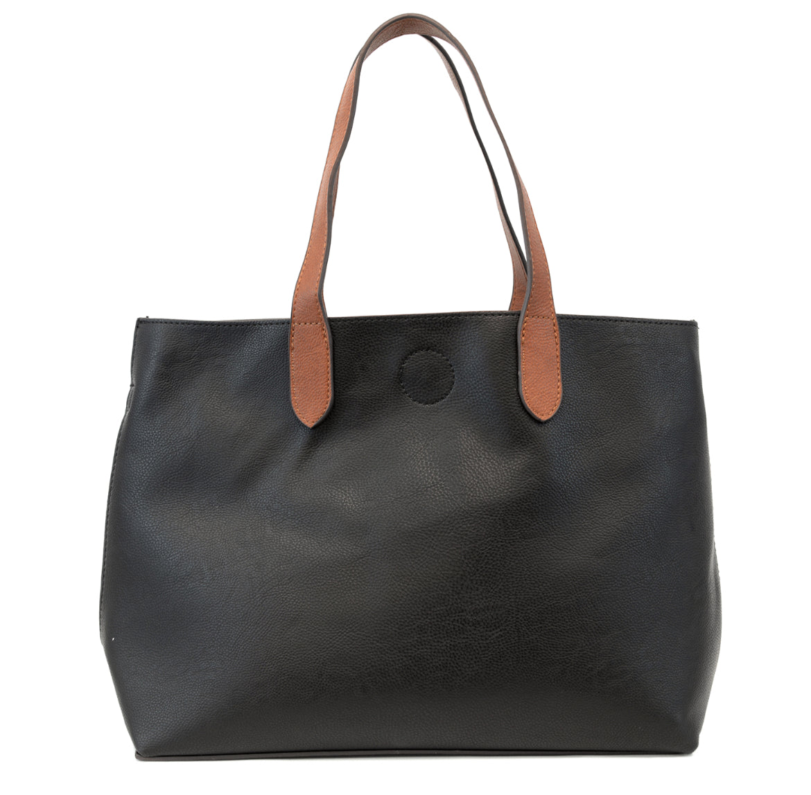 Joy Susan Mariah Medium Convertible Tote Black/Cedar