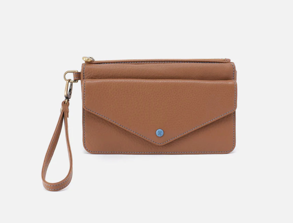 Hobo Goldie Wristlet, Brown Sugar