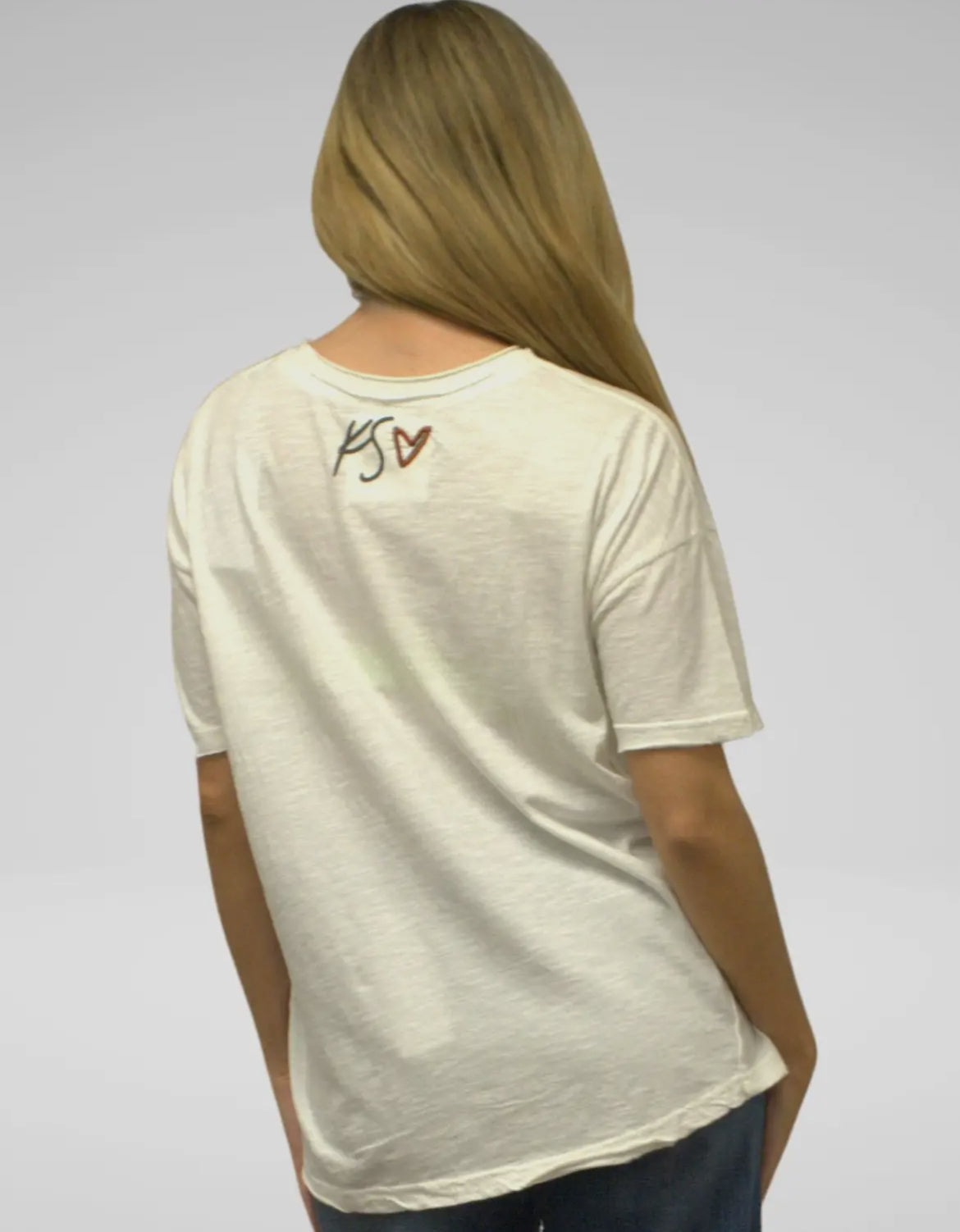 Caite & Kyla Chloe Tee, Ivory