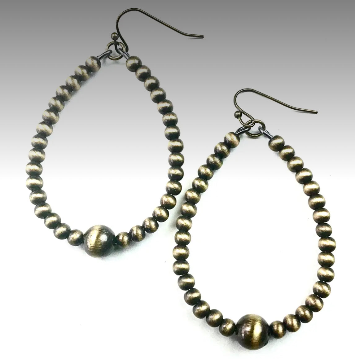 Lost & Found Faux Navajo Pearls Teardrop On Wire