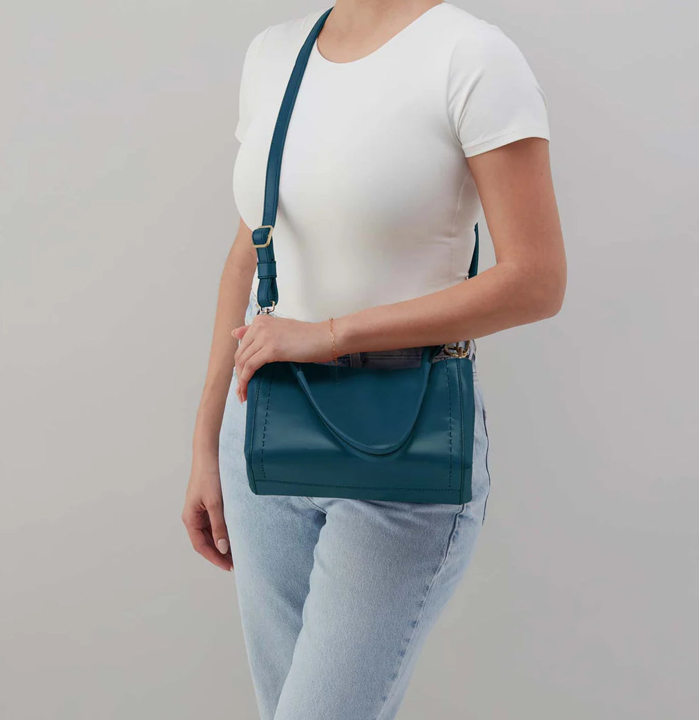 Hobo Seneca Shoulder Crossbody, Wild Bluegrass