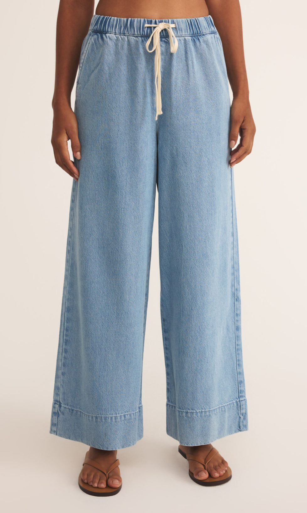 Z Supply Weston Twill Pant Light Vintage Indigo