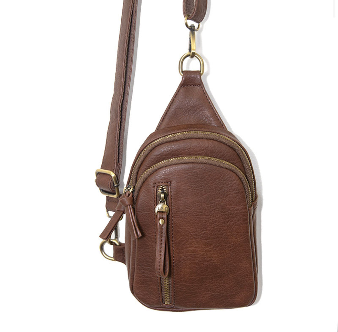Joy Susan Skyler Sling Bag, Mocha
