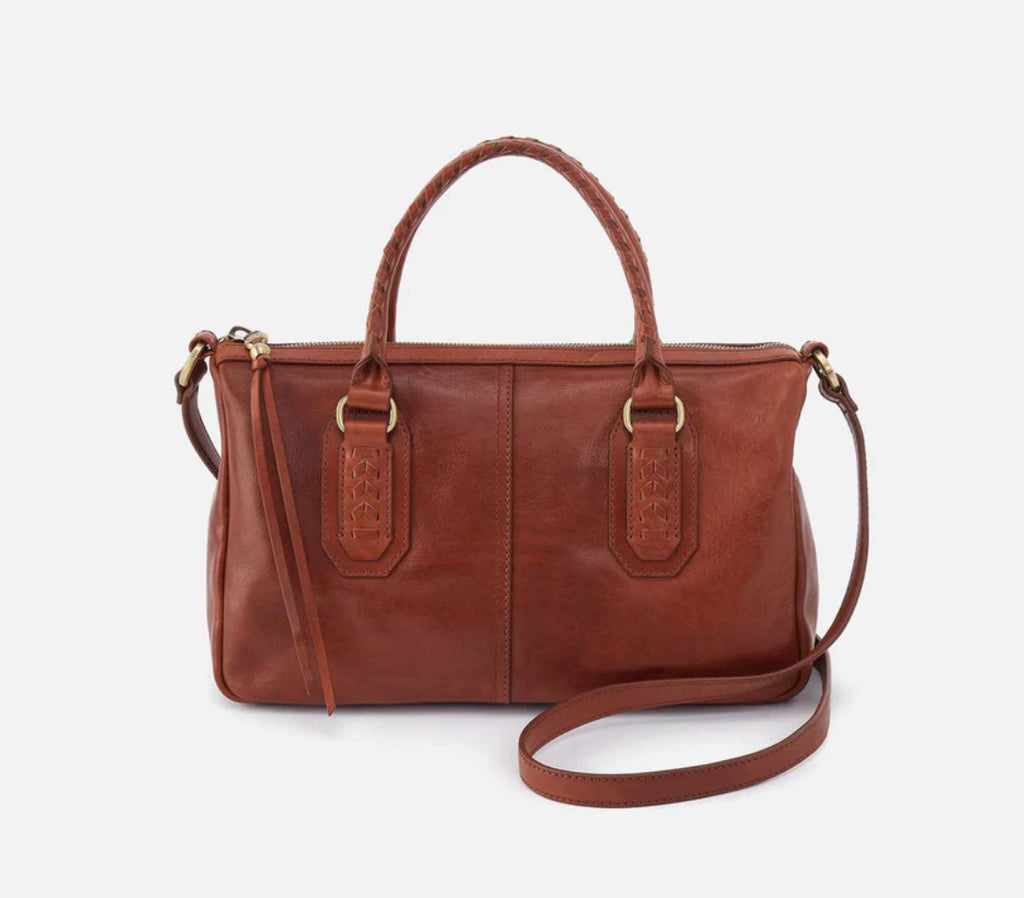 Hobo Expedition Satchel, Pecan Ridge