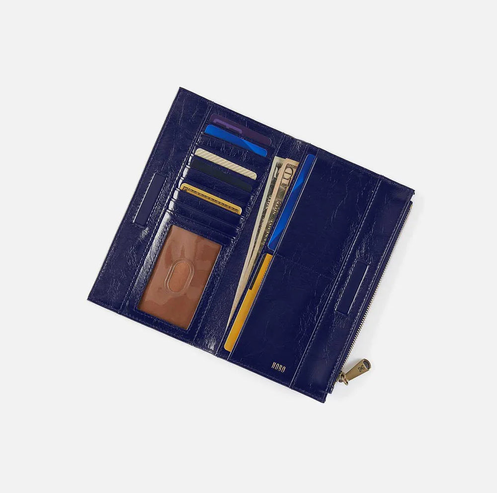 Hobo Jill Large Bifold Wallet, Winter Viole
