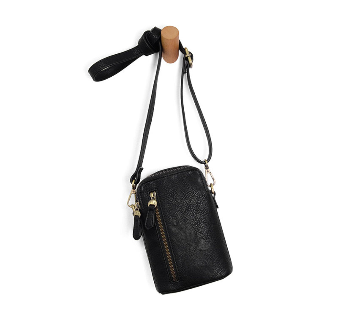 Jolene Crossbody Phone Bag, Black