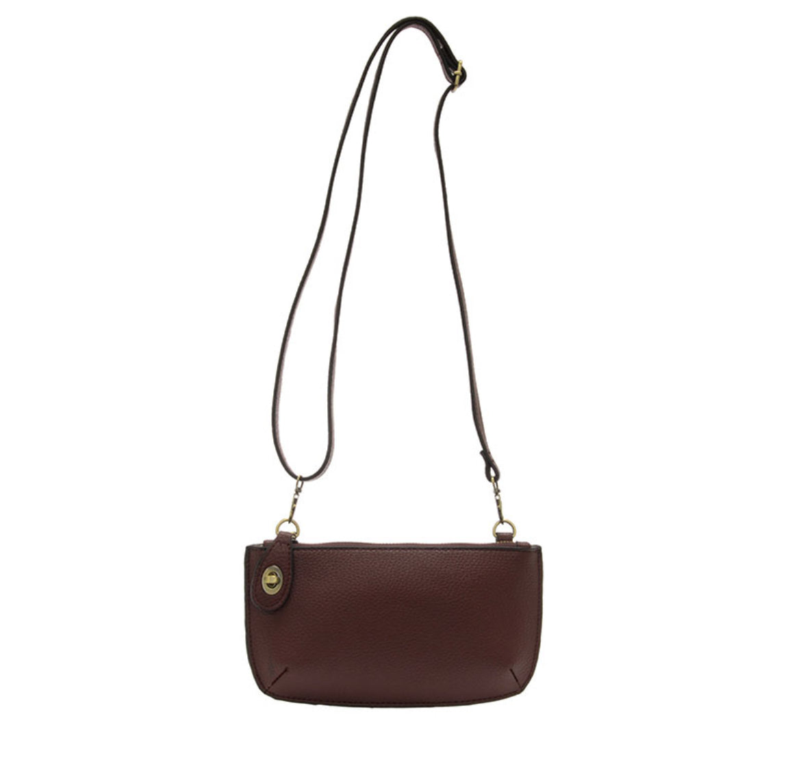 Joy Susan Mini Crossbody Wristlet Clutch, Deep Crimson