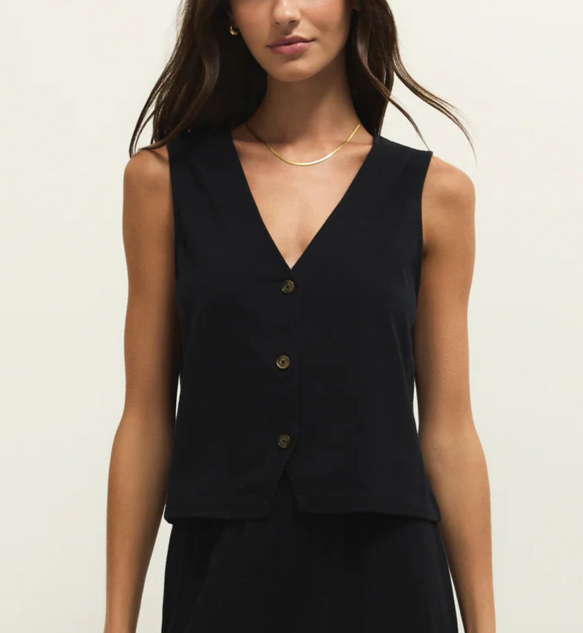 Z Supply Noel Jersey Sleeveless Top & Scout Pant, Black