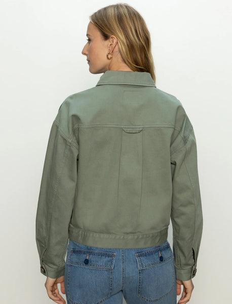 Sanctuary Coastal Denim Shacket, Dark Spruce