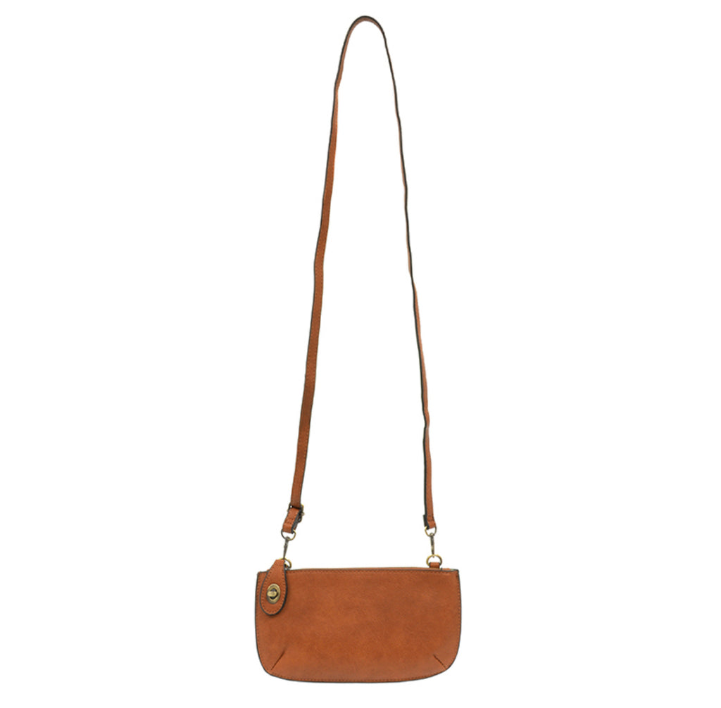 Joy Susan Mini Crossbody Wristlet Clutch, Maple
