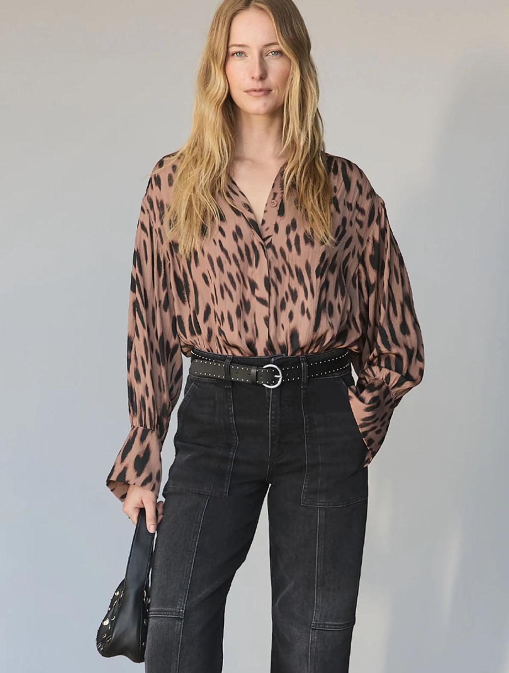 Sanctuary Colette Shirt, Mocha Leo