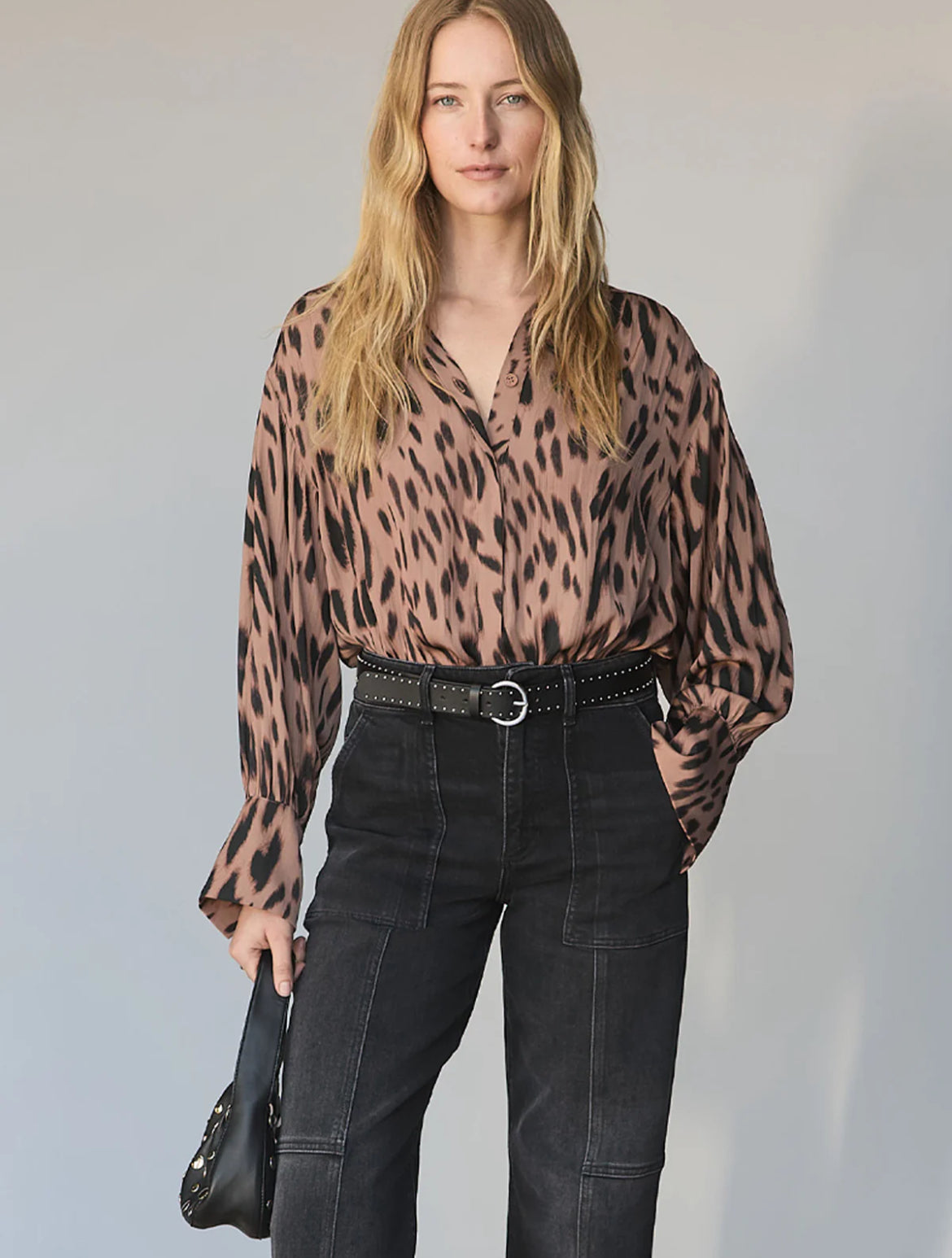 Sanctuary Colette Shirt, Mocha Leo