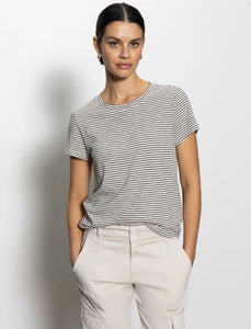 Sanctuary The Perfect Tee, Pumice Stone/Black Stripe