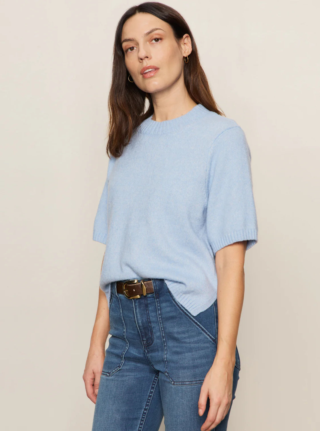 Sanctuary Perfect Sweater Tee, Blue Powder